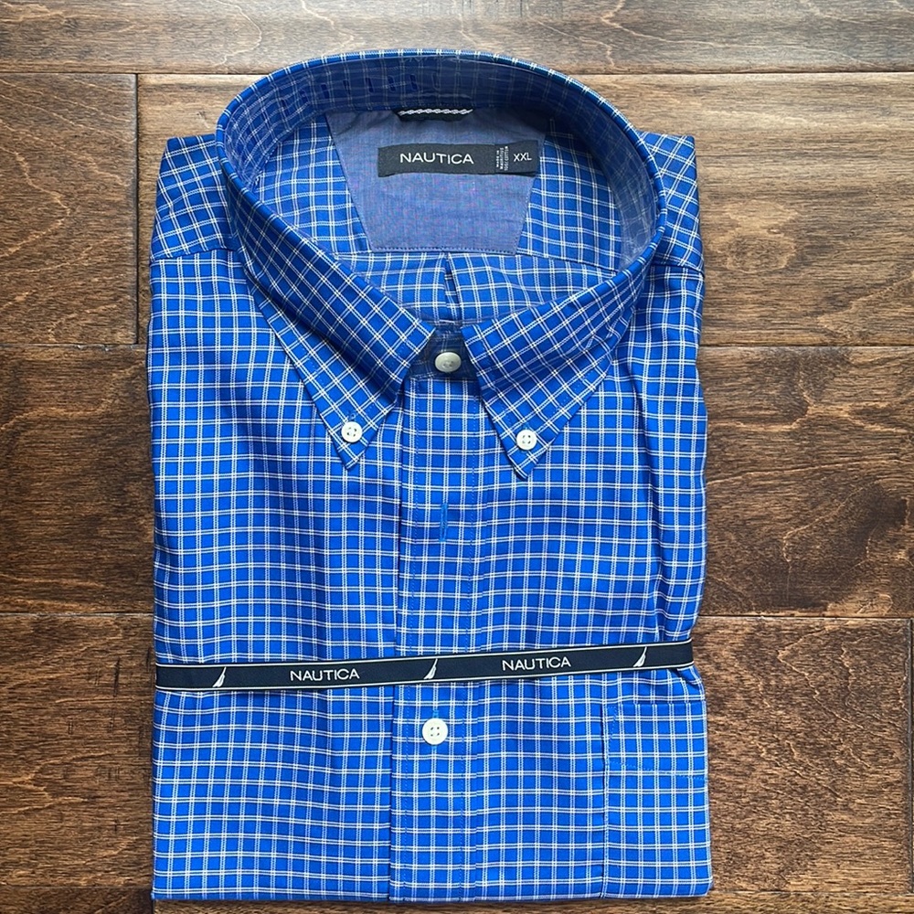 Nautica Long Sleeve Mens Shirt